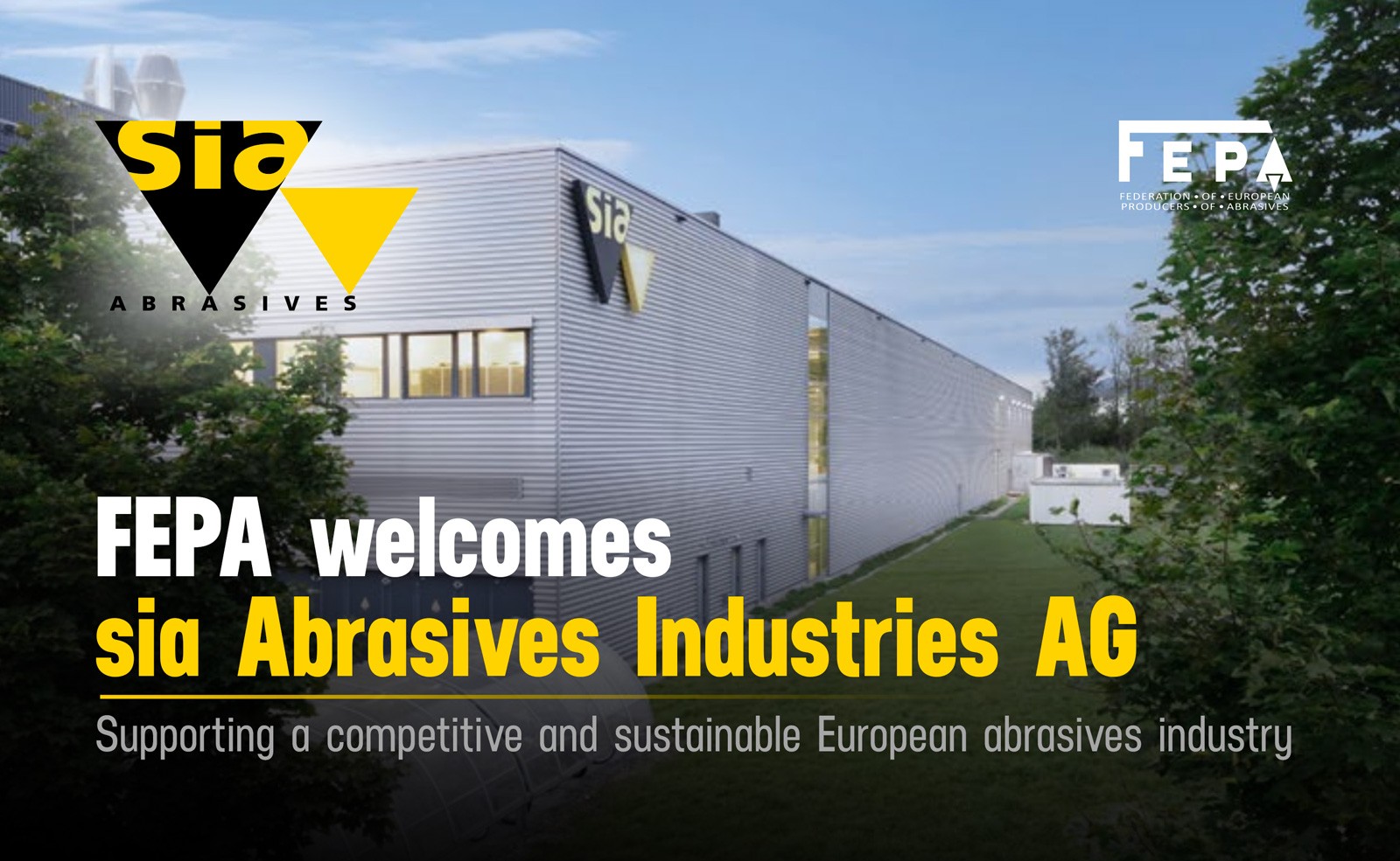 sia Abrasives joins FEPA as Direct Member